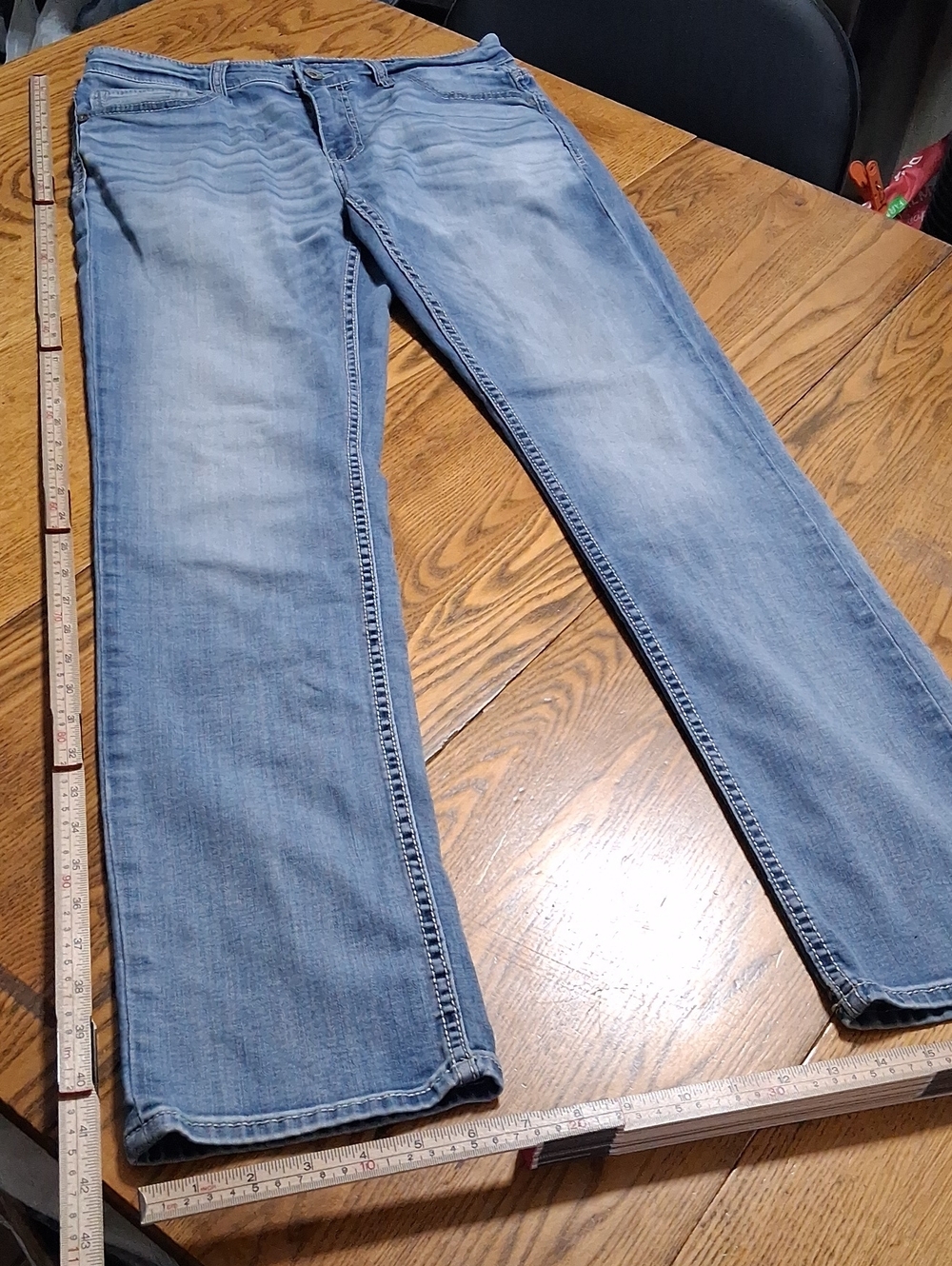 BKE Jeans Mens 32 X 34 BLUE JAKE STRAIGHT Used Pants  Preowned Denim